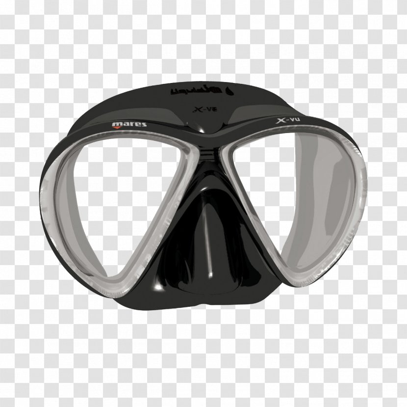 Mares Diving & Snorkeling Masks Underwater Swimming Fins Scuba - Set - Mask Transparent PNG
