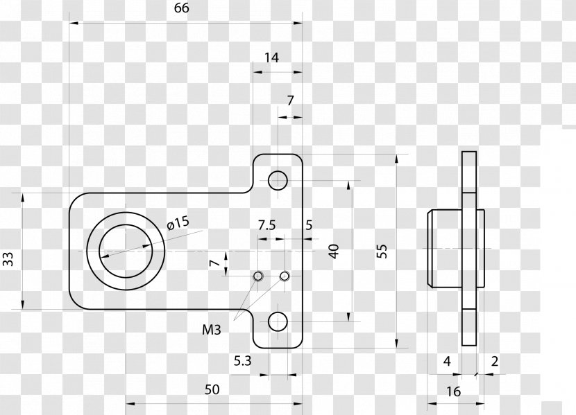 Technical Drawing White Font - Design Transparent PNG