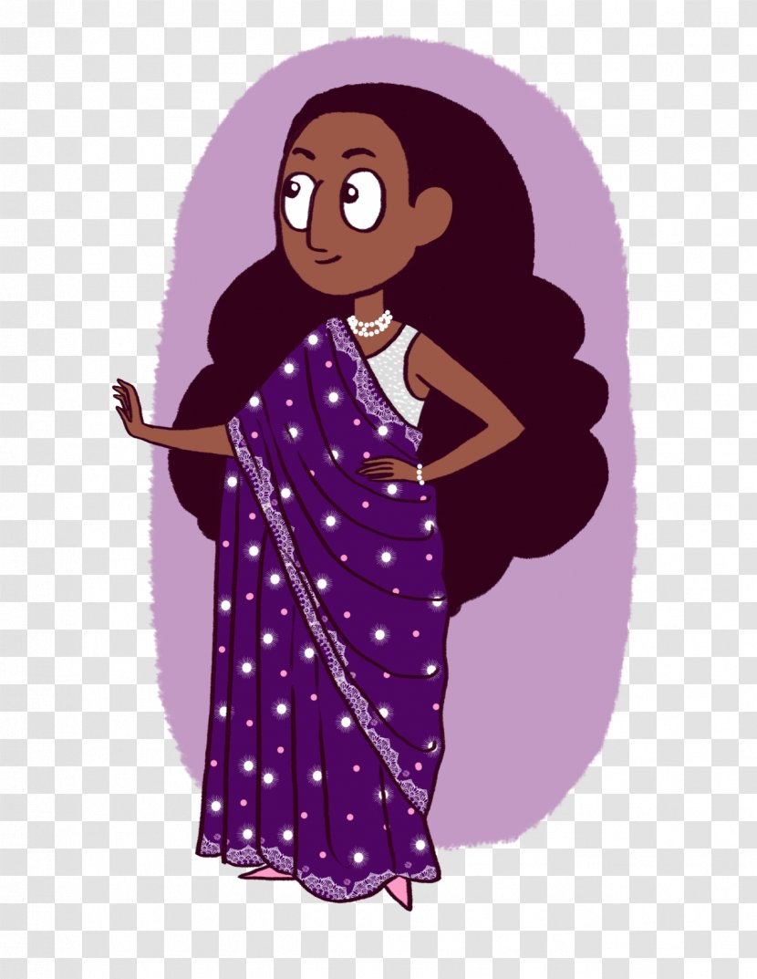 Drawing Sari Illustration Stevonnie Dress - Character - Zayn Transparent PNG