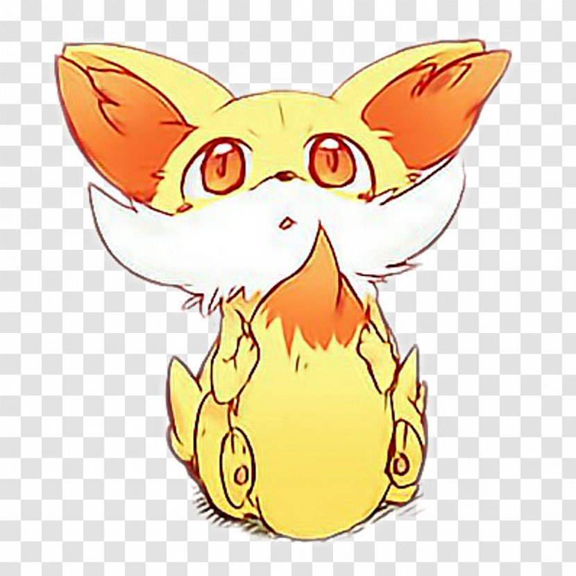 Fennekin Image Pikachu Drawing Vulpix - Dog Like Mammal - Cibi Sign Transparent PNG