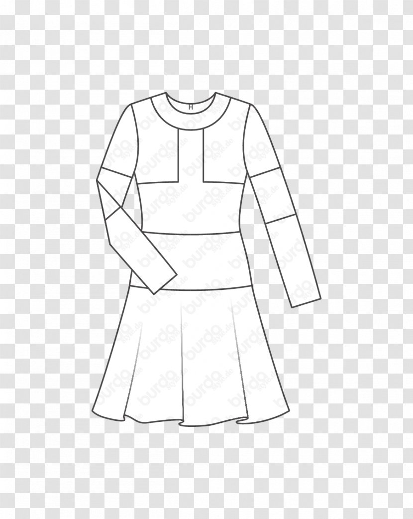 T-shirt Dress Pattern Burda Style Sewing - Joint - Tshirt Transparent PNG