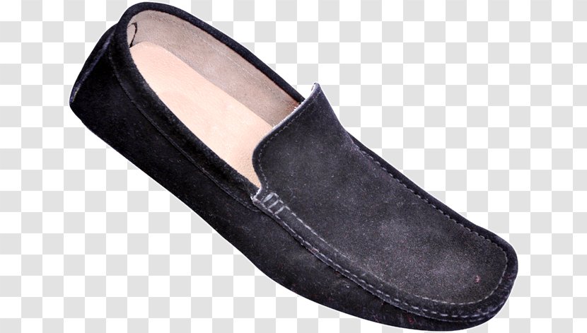 Slip-on Shoe Suede Footwear Ballet Flat - Black M - Riding Boots Transparent PNG