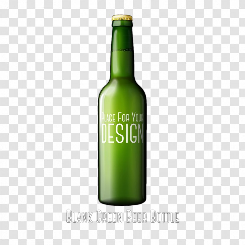 Dessert Wine Beer Bottle - Drinkware - Green Bottles Transparent PNG