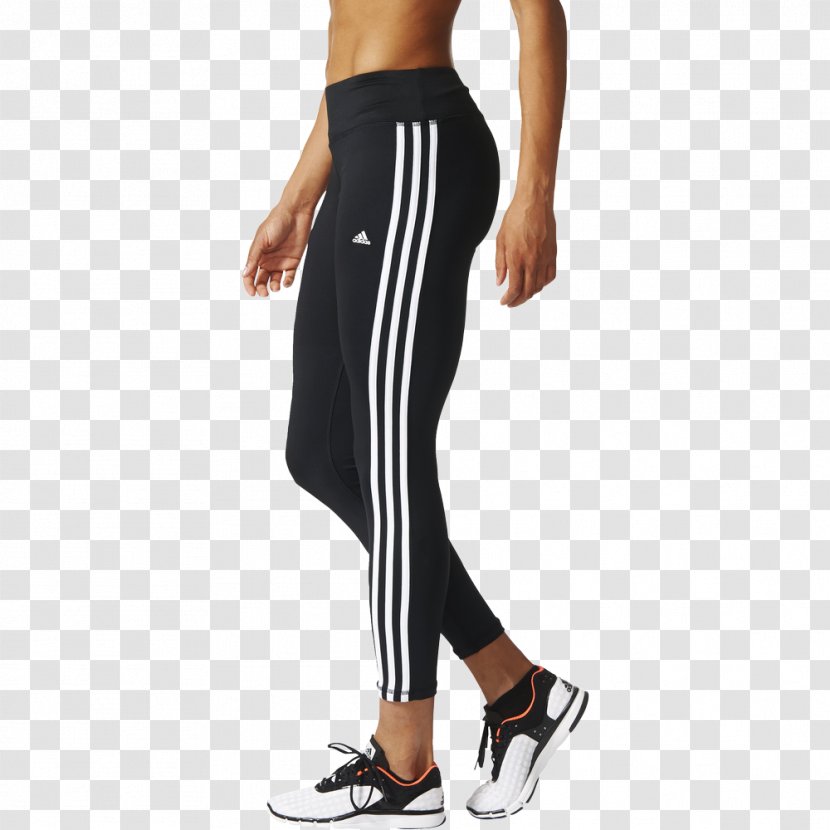 Adidas Stan Smith Three Stripes Leggings Tracksuit - Flower - Shot From The Side Transparent PNG