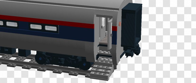 Lego Trains Passenger Rail Transport - Railroad Car - Train Transparent PNG