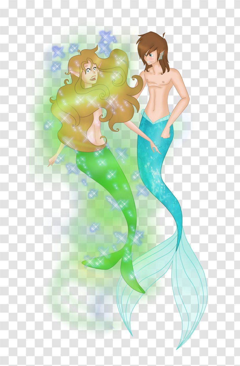 Mermaid Goldeen Rusalka Fairy Art Transparent PNG