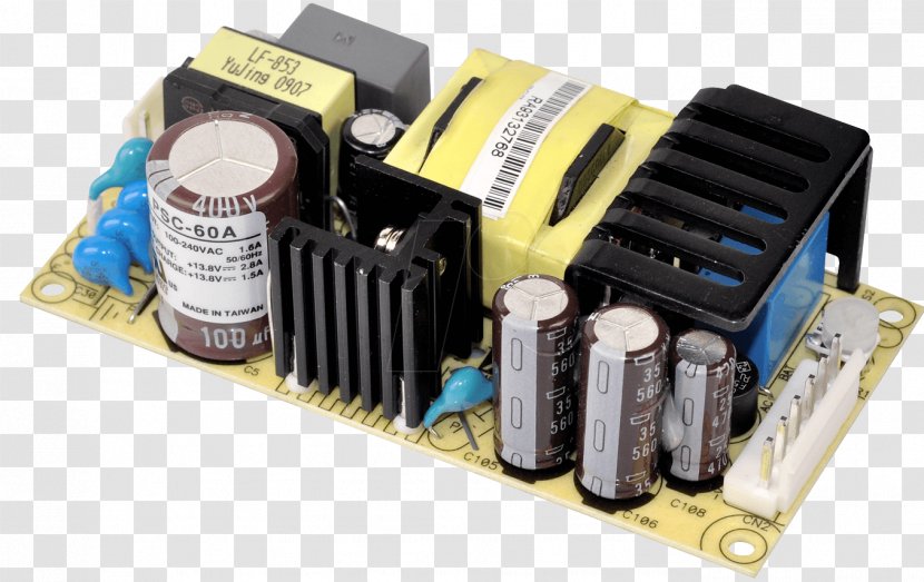 Power Converters Electronics MEAN WELL Enterprises Co., Ltd. Capacitor Direct Current - Supply - Uninterruptible Transparent PNG