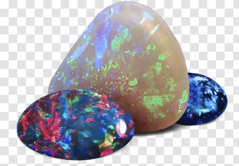 Gemstone Opal Glitter Turquoise Electric Blue - Rock - Jewellery Transparent PNG