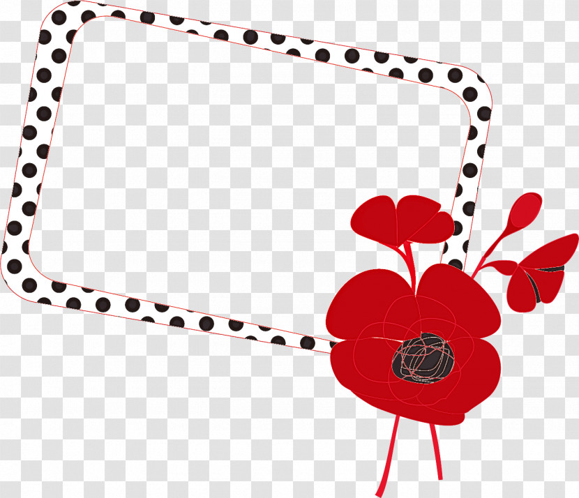 Poppy Frame Flower Frame Floral Frame Transparent PNG