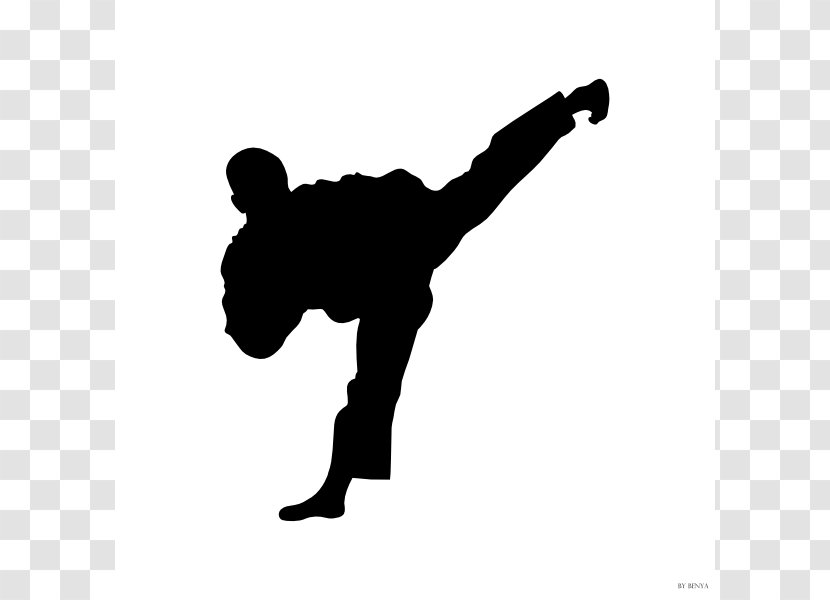 World Taekwondo Silhouette Martial Arts Krav Maga - Black Belt - Karate Symbols Transparent PNG