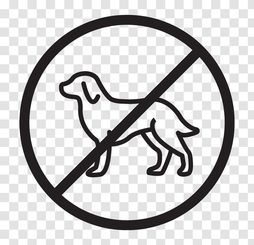 Dachshund Where Cowboys Ride Illustration Royalty-free Totally Raw Pet Food - Monochrome - No Pets Allowed Signs Transparent PNG