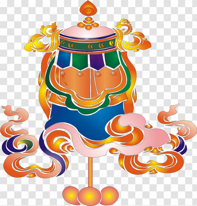 Tibetan Art Ashtamangala Buddhist Symbolism - Buddhism - Symbol Transparent PNG