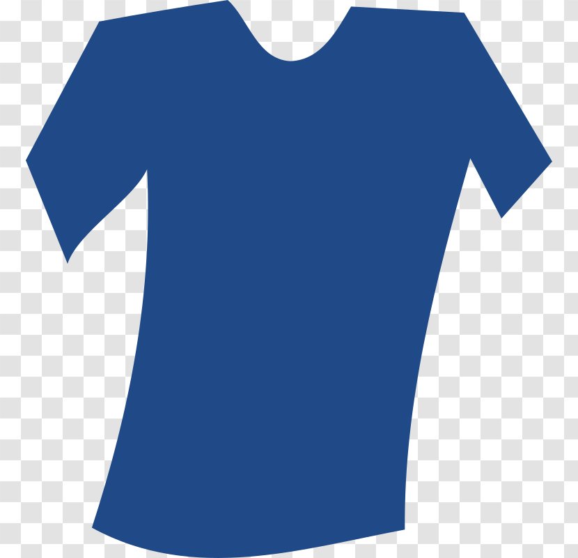 T-shirt Clothing Clip Art - Electric Blue - T-shirts Transparent PNG
