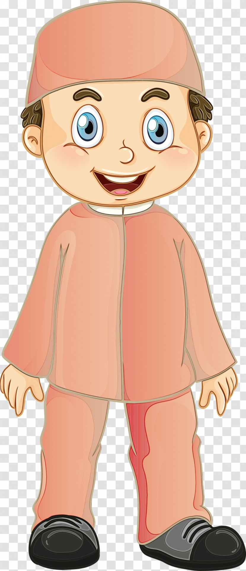 Cartoon Pink Cheek Child Toddler Transparent PNG