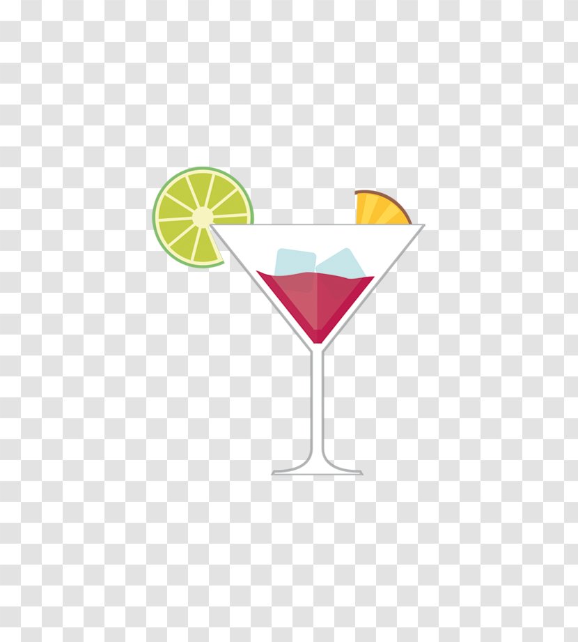 Sea Cartoon - Alcoholic Beverages - Wine Cocktail Glass Transparent PNG