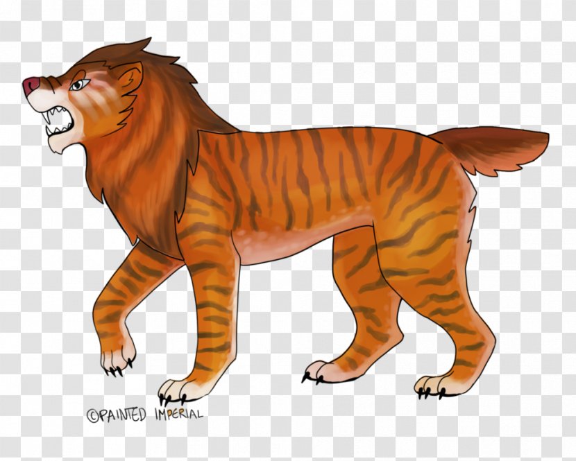 Cat Tiger Lion Mammal Carnivora - Small To Medium Sized Cats - Painted Transparent PNG