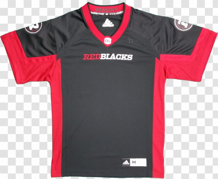 Ottawa Redblacks T-shirt Hoodie Saskatchewan Roughriders Adidas - Nhl Uniform Transparent PNG