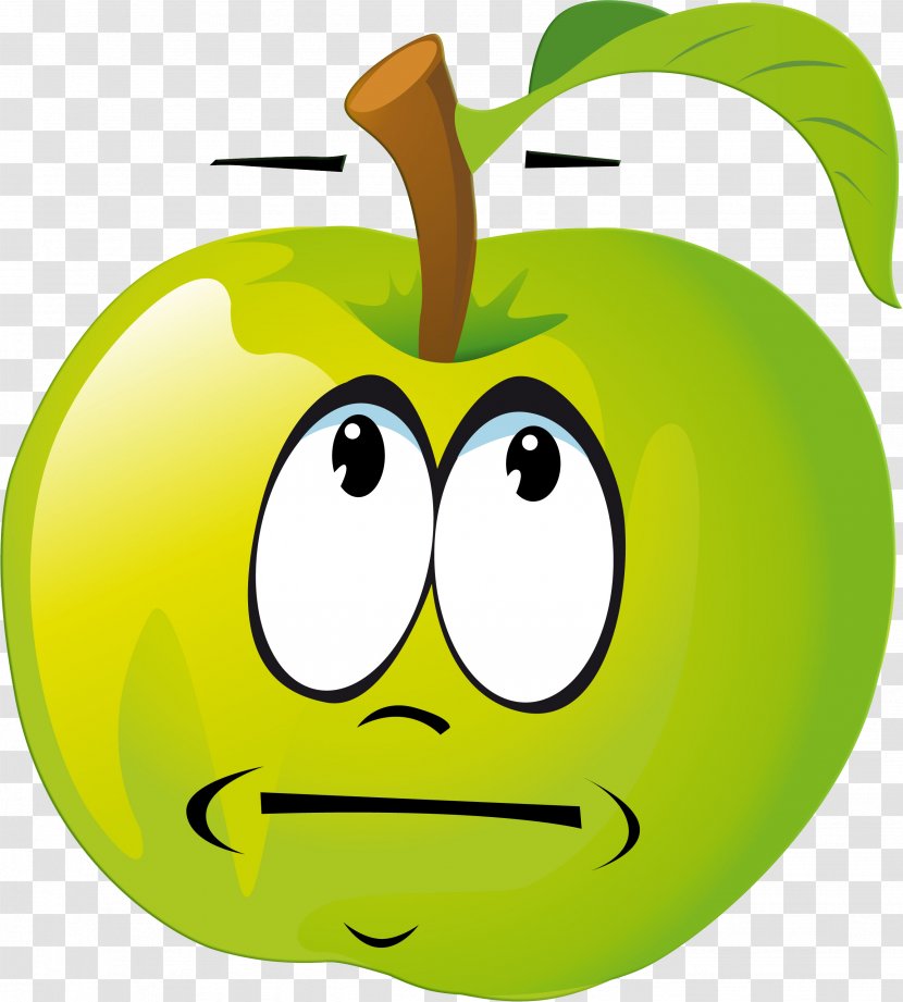 Smiley Emoticon Fruit Clip Art - Green - Pepper Smile Transparent PNG
