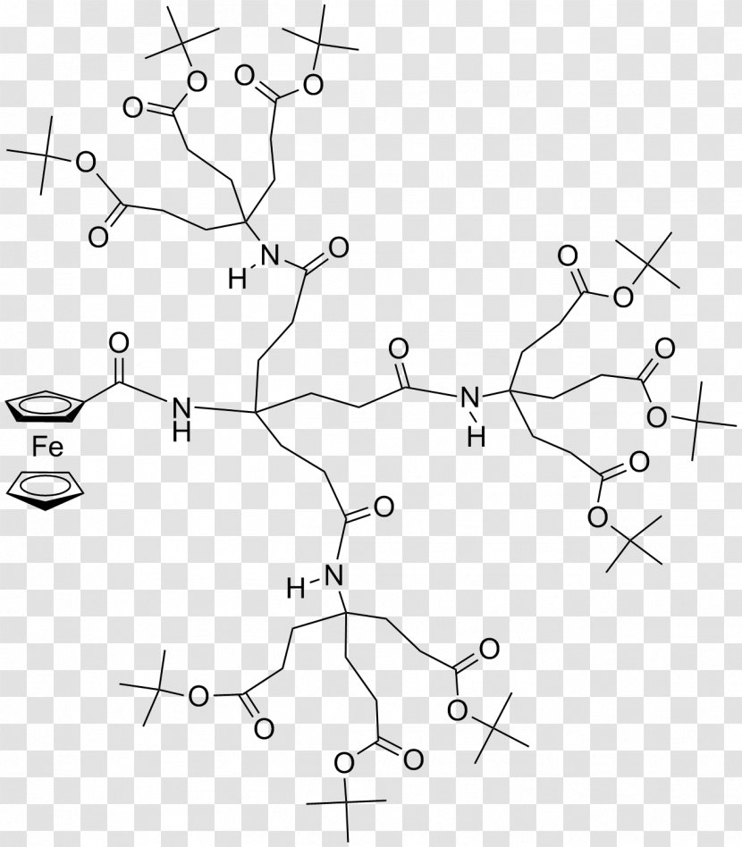 Ferrocene-containing Dendrimers Metallodendrimer Clip Art Image - Tree - Cartoon Transparent PNG