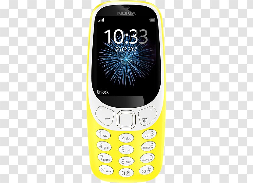 Nokia 3310 3G Dual SIM 2G 諾基亞 - Feature Phone Transparent PNG