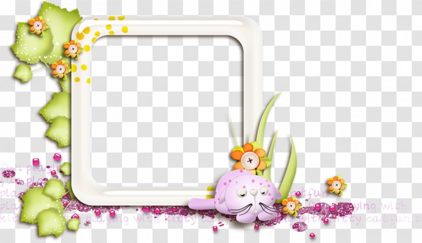 Technology Picture Frames Flower Font - Animated Cartoon Transparent PNG