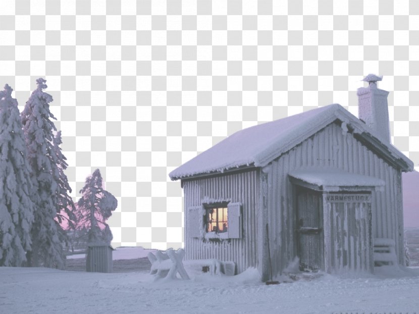 House Snow Winter High-definition Television Wallpaper - Shed - The Warm Hut In Transparent PNG