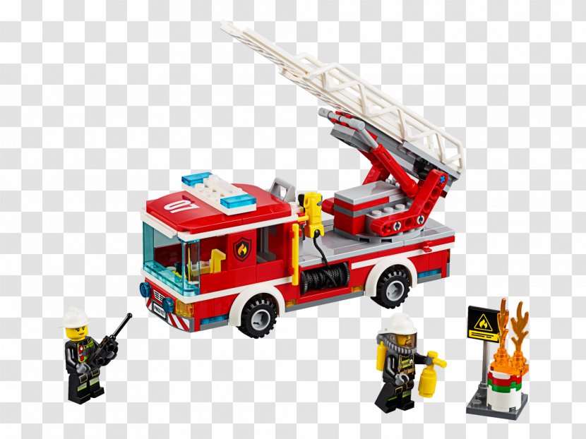 Lego City LEGO 60107 Fire Ladder Truck The Group Toy Transparent PNG