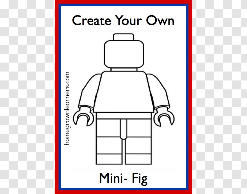Lego House Minifigures Ideas - Material - Person Outline Transparent PNG