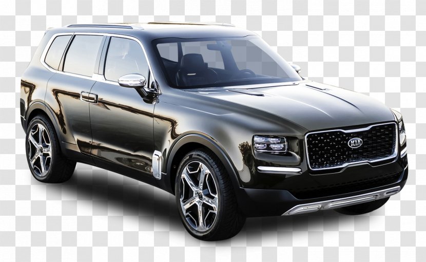 Kia Telluride Car Sport Utility Vehicle Forte - Family - Black Transparent PNG