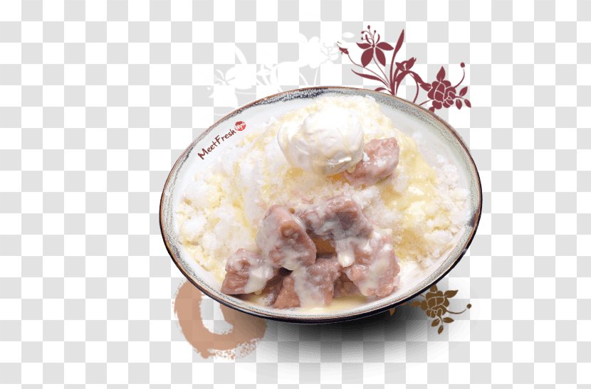 Cooked Rice Douhua Kulfi Falooda Malai - Asian Food - Crushed Ice Transparent PNG