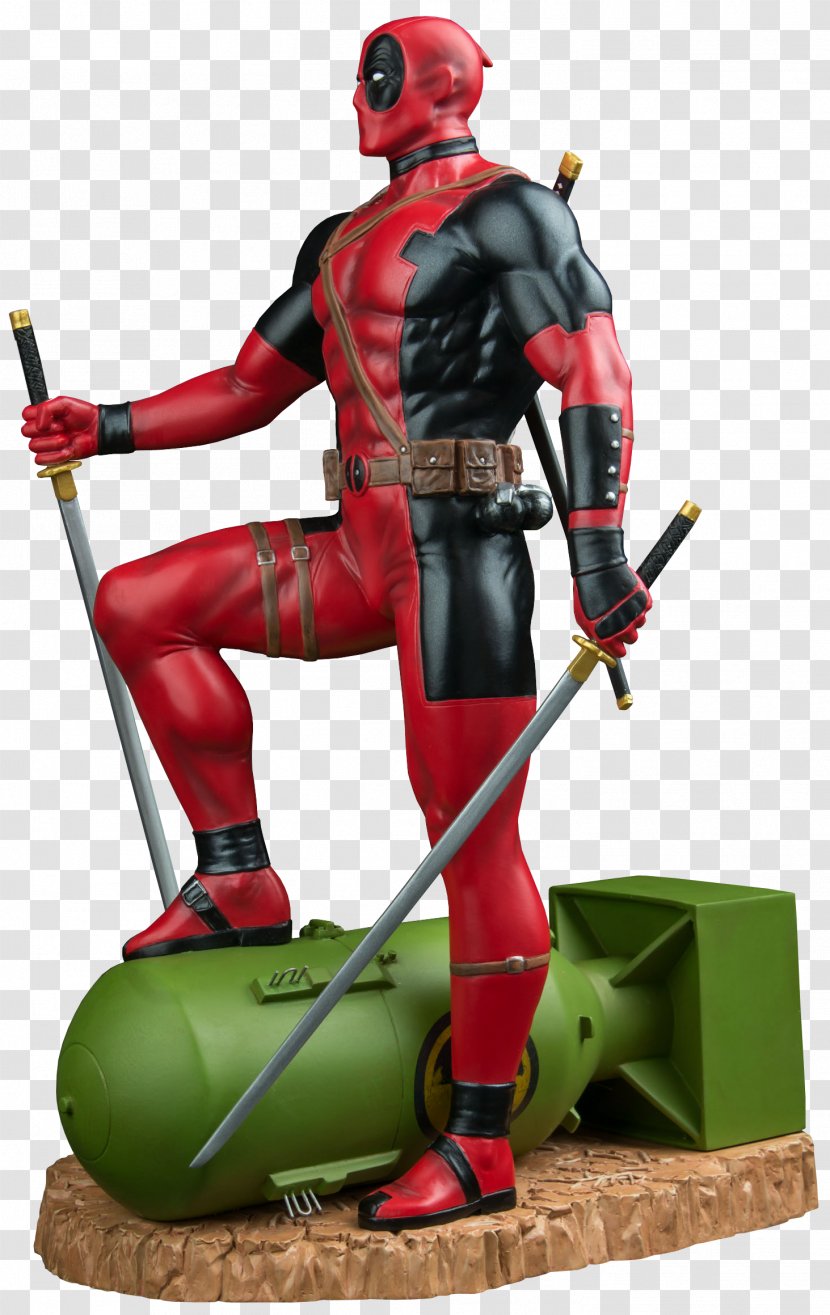 Deadpool Spider-Man Statue Figurine Marvel Comics - Studios - Chimichanga Transparent PNG