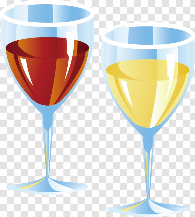 Cocktail Champagne Coffee Wine Glass Drink - Material Transparent PNG