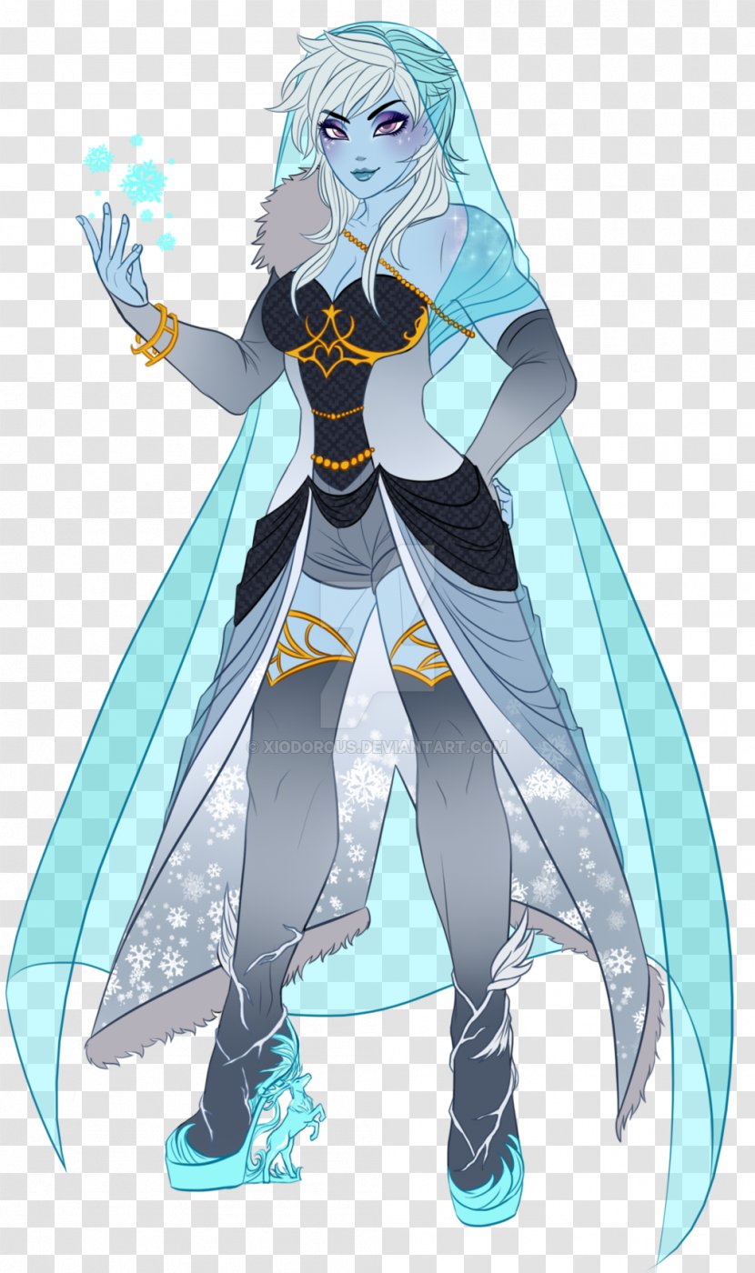 Jack Frost Wikia Ever After High Costume - Silhouette - Ice Giant Transparent PNG