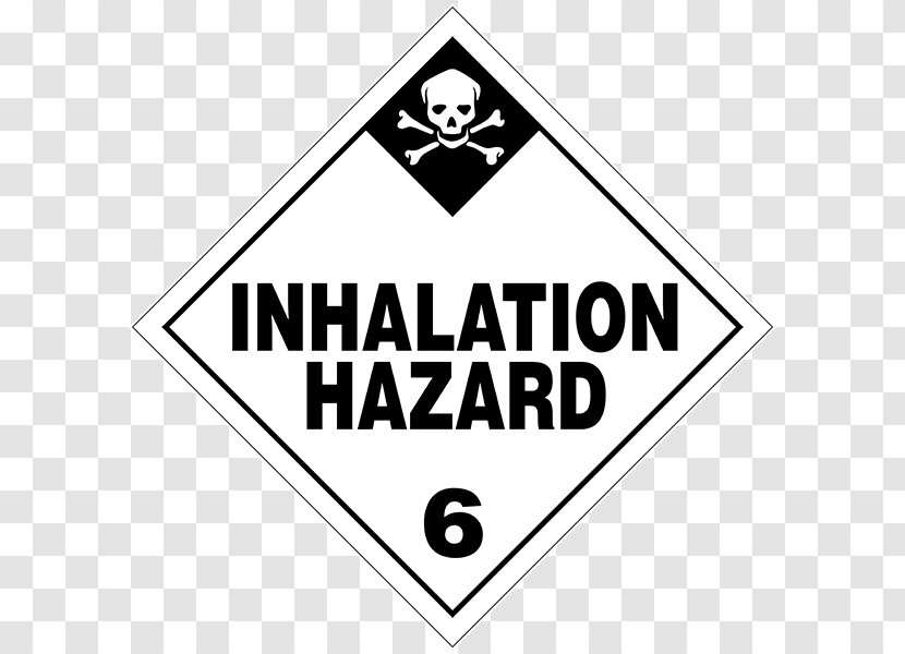 Dangerous Goods Placard Hazard Label HAZMAT Class 2 Gases - Signage - Symbol Transparent PNG