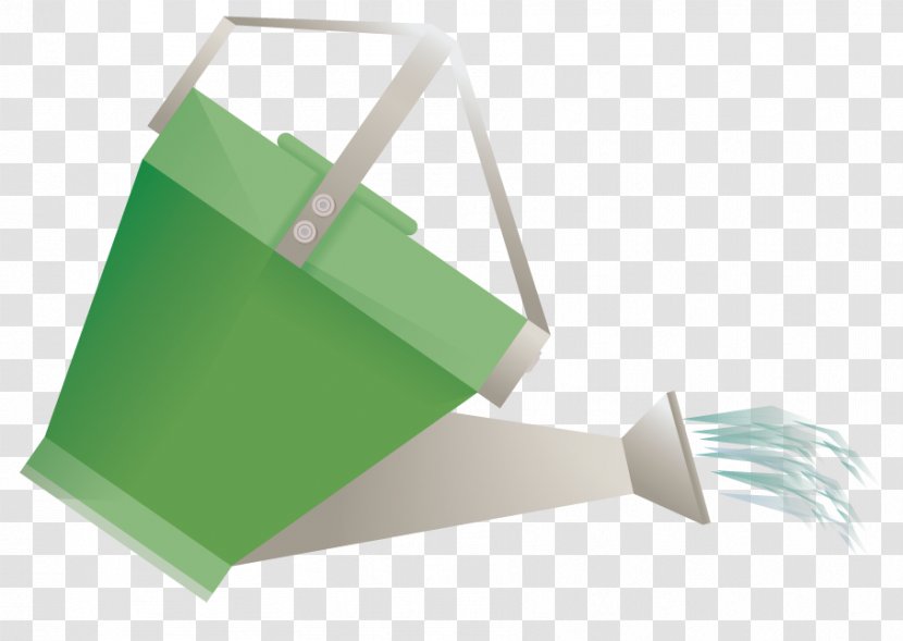School Watering - Green - Can Transparent PNG