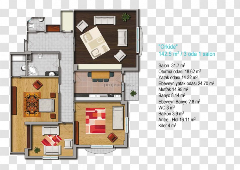 Floor Plan Property - Park Transparent PNG