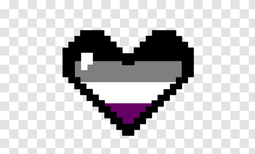 Minecraft Pixel Art Drawing - Craft - Lgbt Heart Transparent PNG