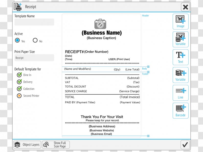 Computer Program Printing Point Of Sale Template Web Page - Screenshot - Power Templates Transparent PNG