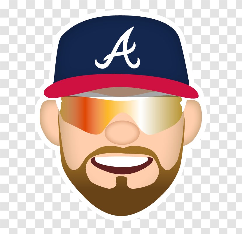 Atlanta Braves MLB Emoji John 3:16 Jersey - Nose Transparent PNG