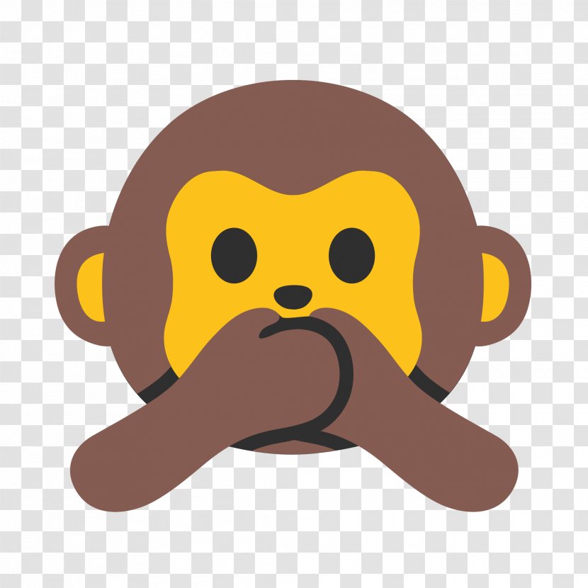 Emojipedia Three Wise Monkeys Evil - Carnivoran - Monkey Transparent PNG