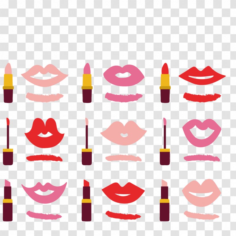 Lipstick Cosmetics Lip Gloss Make-up - Lips Transparent PNG