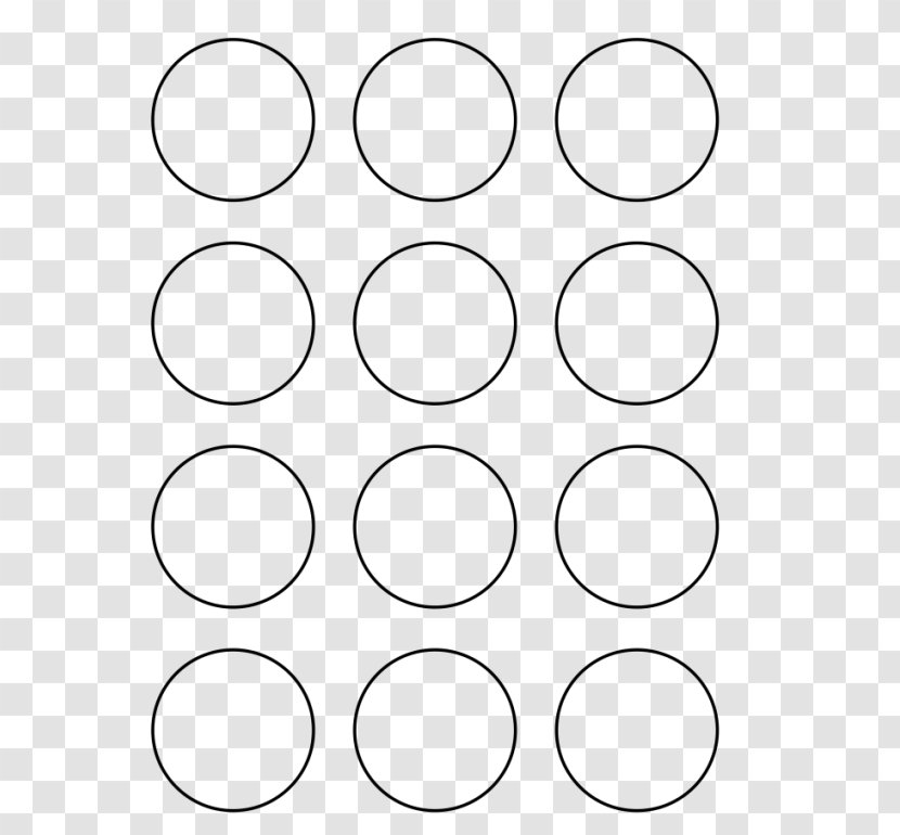 Circle Rectangle Monochrome - White - Generous Transparent PNG