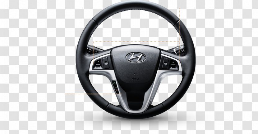 Hyundai Accent Motor Company Car Steering Wheel Transparent PNG
