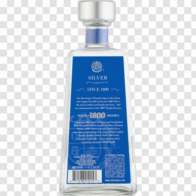 Distilled Beverage 1800 Tequila Distillation Alcoholic Drink - Walmart Transparent PNG