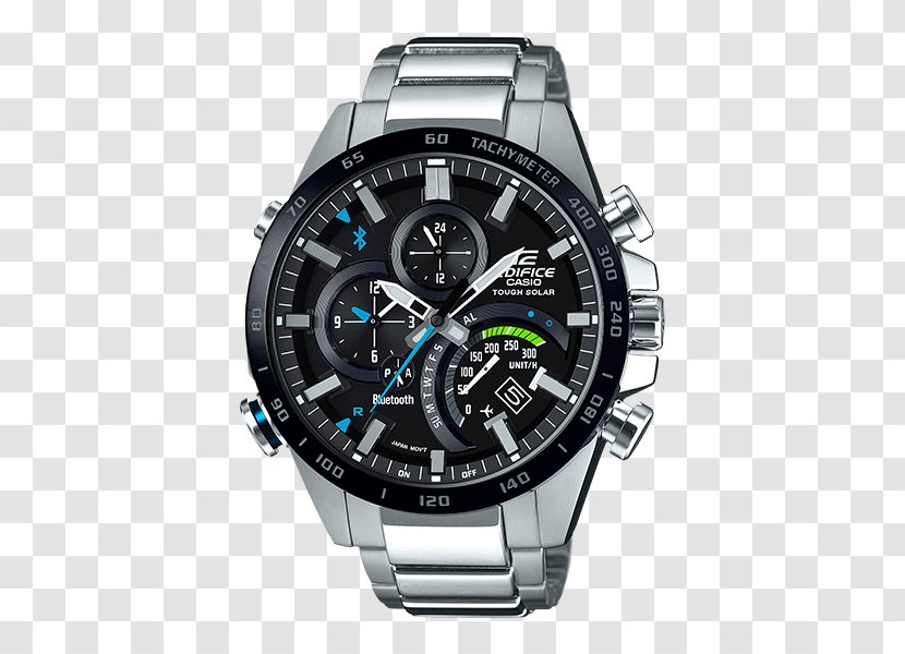 Casio EDIFICE TIME TRAVELLER EQB-501 Watch - Strap Transparent PNG