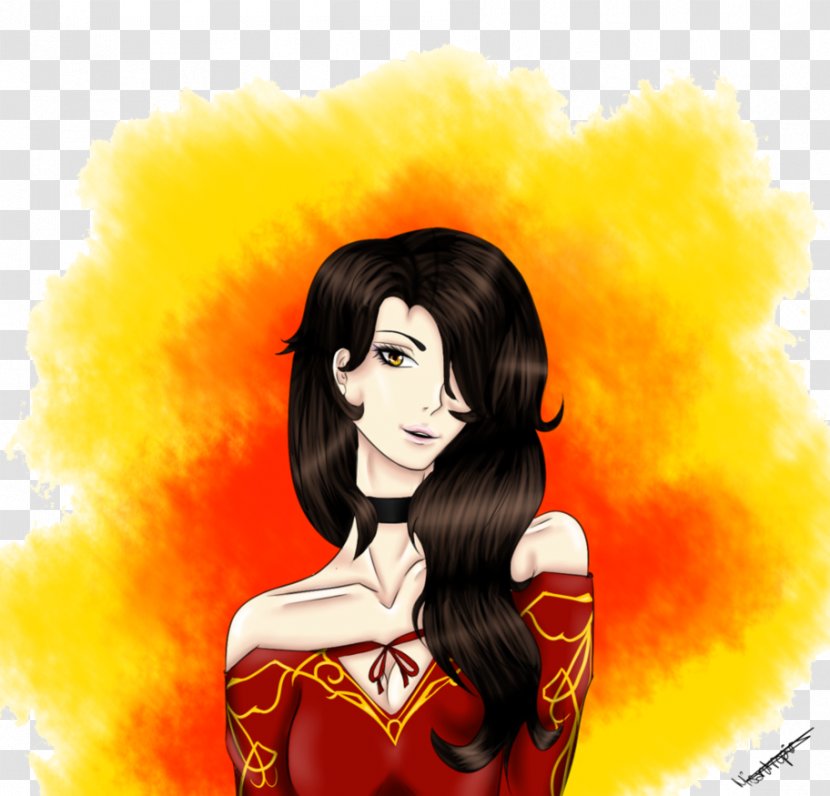 Cinder Fall Black Hair Desktop Wallpaper Coloring - Frame Transparent PNG