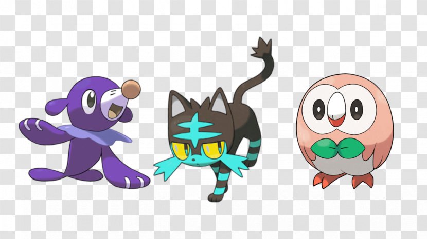 Pokémon Sun And Moon Ultra Rowlet Popplio - Video Game - Shiny Transparent PNG