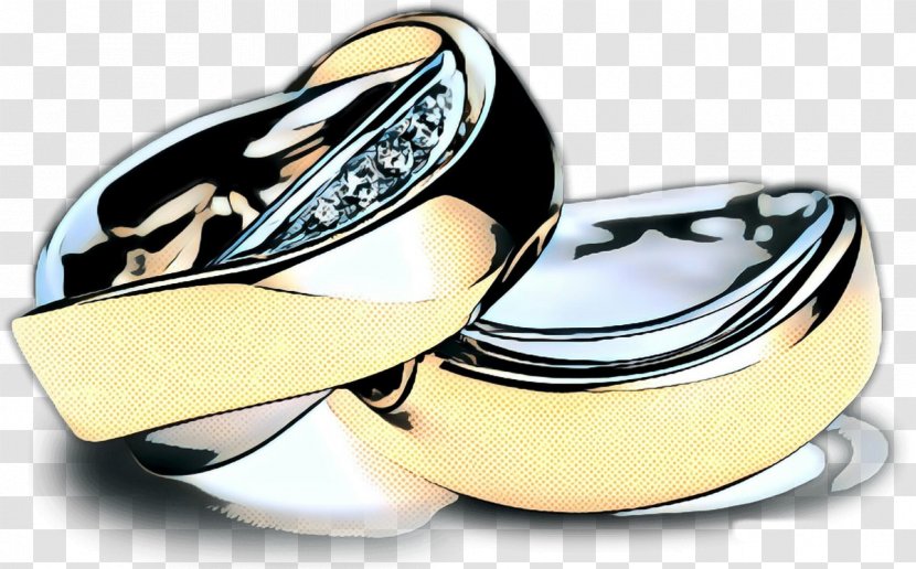 Wedding Vintage Retro - Engagement Ring - Metal Body Jewelry Transparent PNG