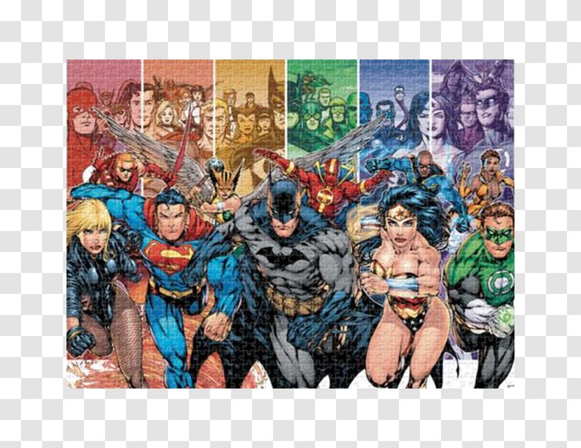 Batman Wonder Woman Justice League Comics Poster Transparent PNG
