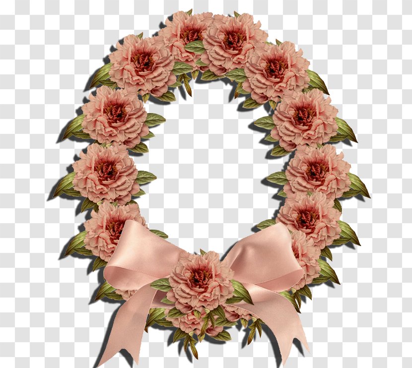 Garden Roses Wreath Floral Design Cut Flowers - Decor - Flower Transparent PNG